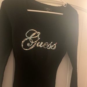Black guess sweater